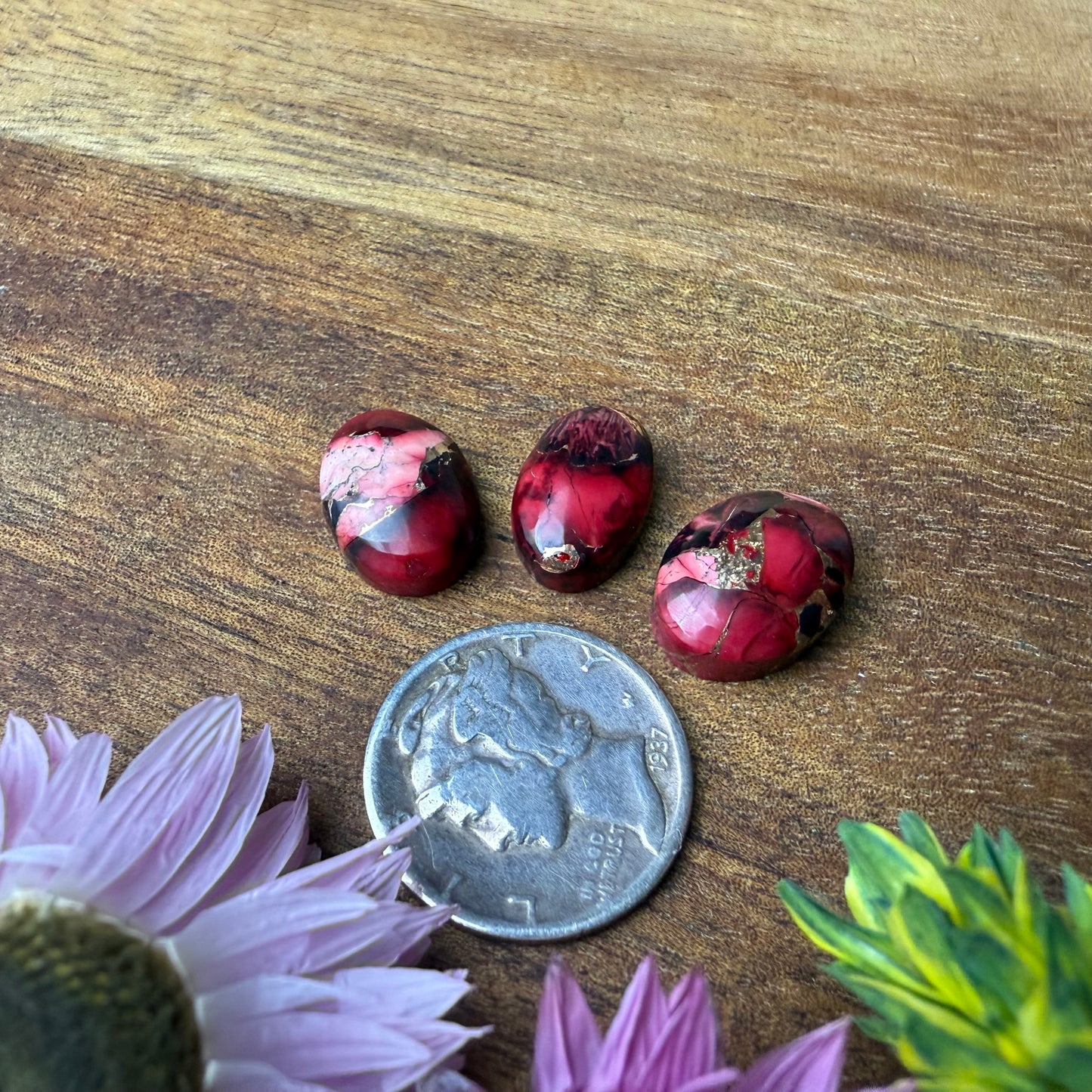 Kingman Composite Cabochon Set of 3 - Mixed Size