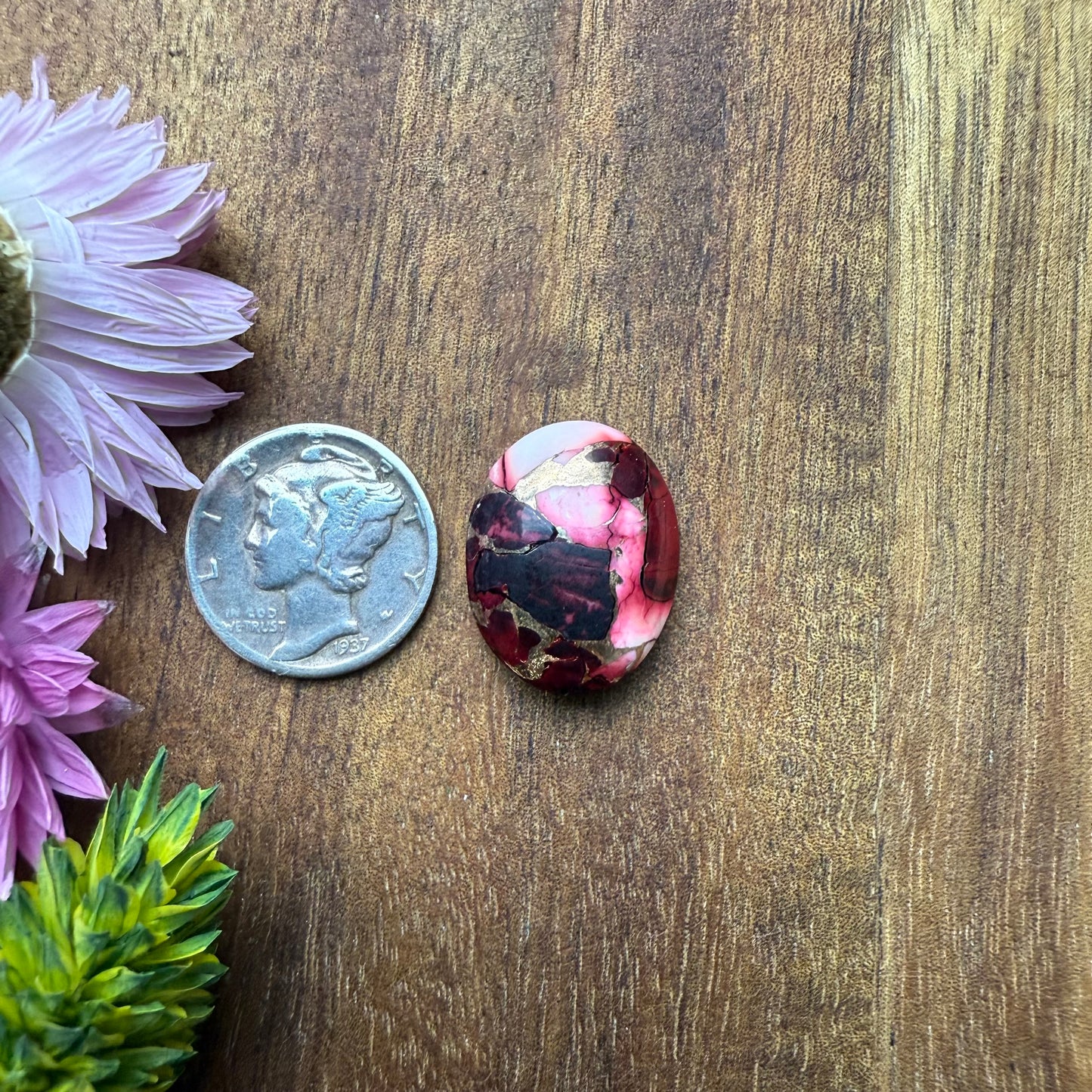 Kingman Composite Cabochon - approx. 19 x 15 x 5.5 mm