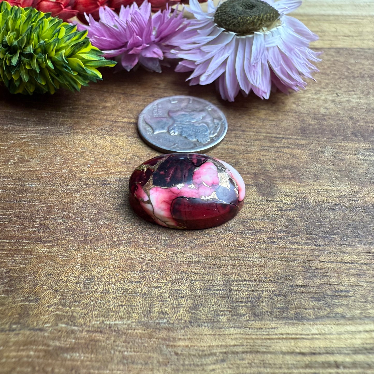 Kingman Composite Cabochon - approx. 19 x 15 x 5.5 mm