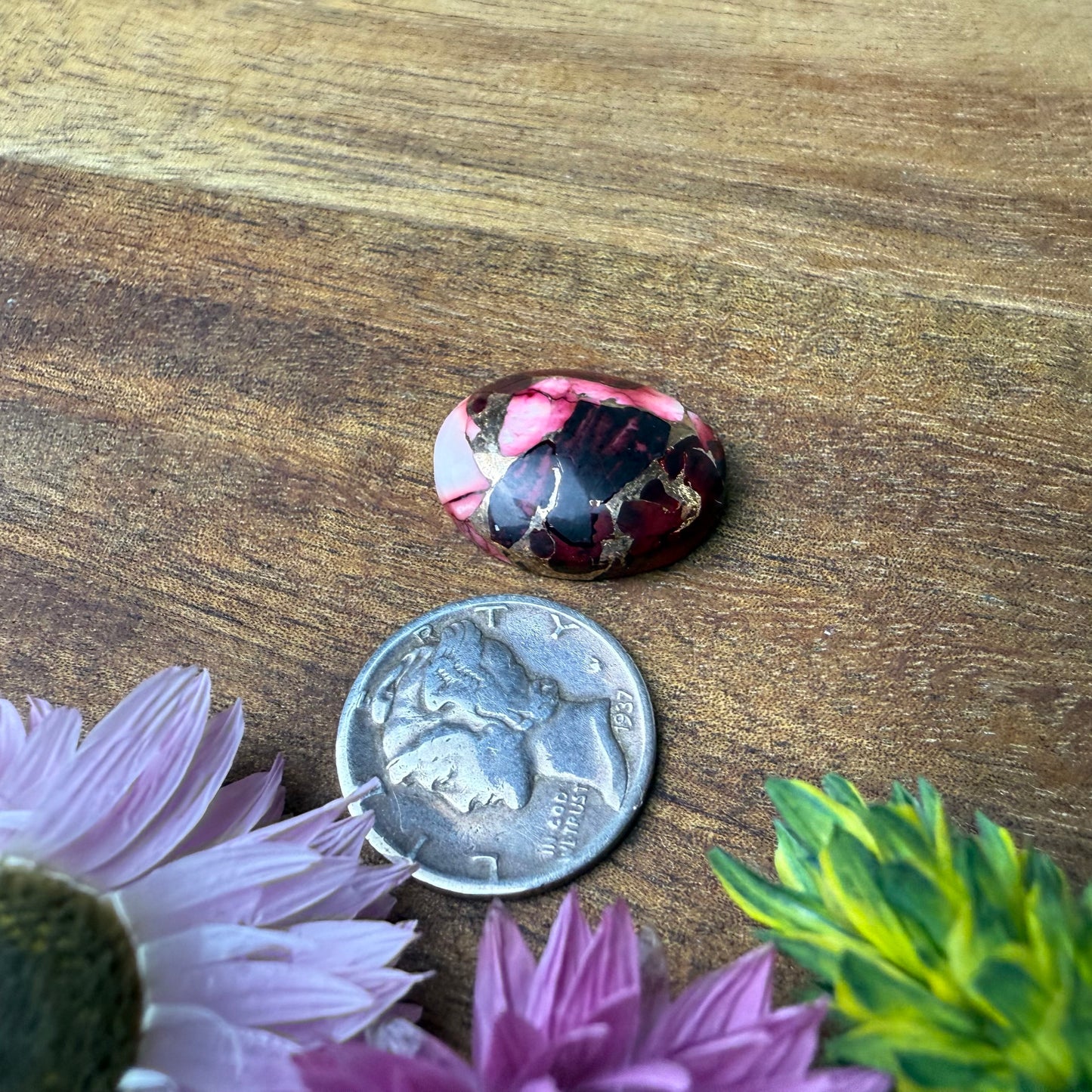 Kingman Composite Cabochon - approx. 19 x 15 x 5.5 mm