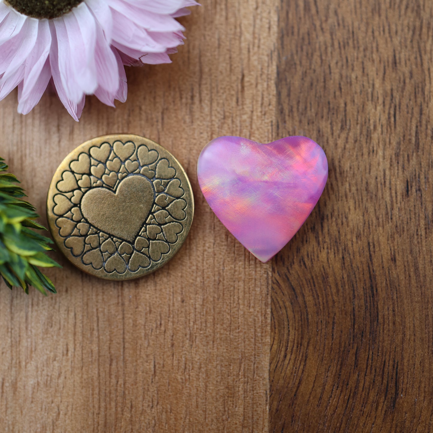 Aurora Opal Cabochon - approx. 17 x 17 x 4.4 mm