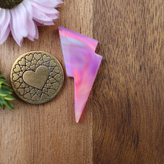 Aurora Opal Cabochon - approx. 36 x 19 x 4.5 mm