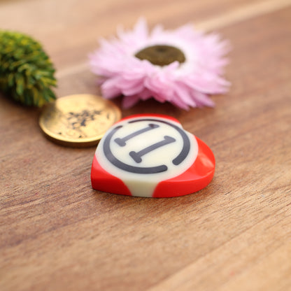 Pool Ball Cabochon - approx. 26 x 27 x 7.6 mm