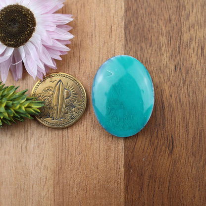 Gower Surfite Cabochon - approx. 28 x 21 x 5.6 mm