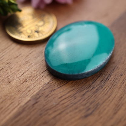 Gower Surfite Cabochon - approx. 28 x 21 x 5.6 mm