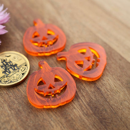 Engraved Acrylic Cabochon - approx. 25 x 22 x 2.7 (flat top) mm - priced individually