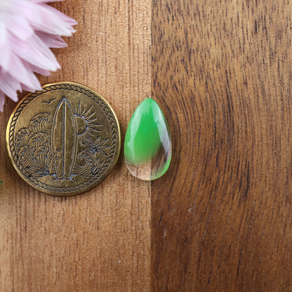 Gower Surfite Cabochon - approx. 14 x 8 x 3.6 mm