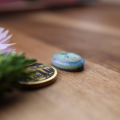 Sterling Opal Cabochon - approx. 16 x 12 x 4.6 mm