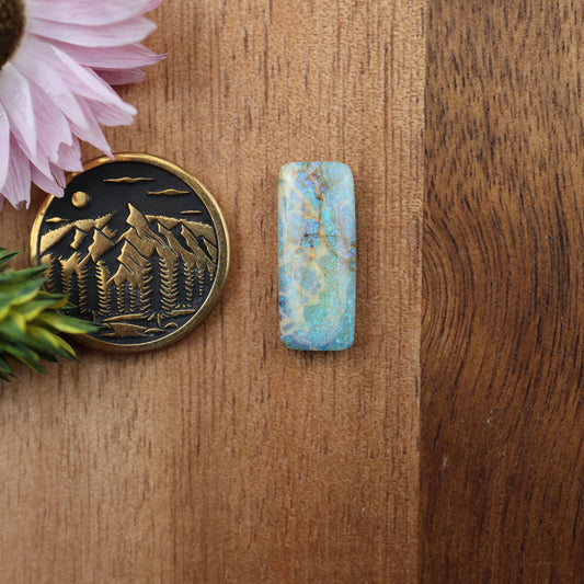 Sterling Opal Cabochon - approx. 19 x 8 x 3.9 mm