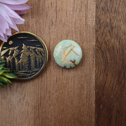 Sterling Opal Cabochon - approx. 11 x 11 x 4 mm