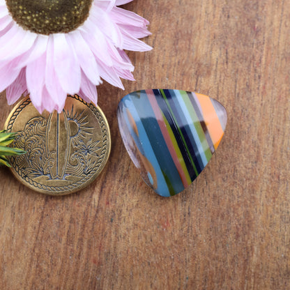 Californian Surfite Cabochon - approx. 20 x 20 x 5.3 mm
