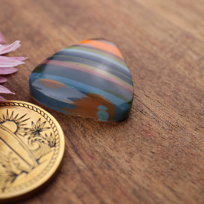 Californian Surfite Cabochon - approx. 20 x 20 x 5.3 mm