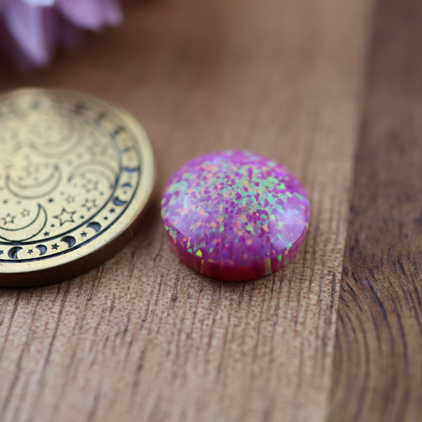 Bello Opal Cabochon - approx. 11 x 11 x 4 mm