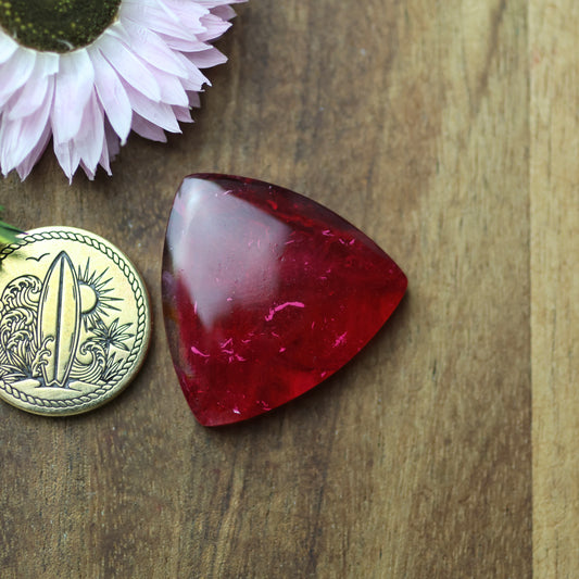 Gower Surfite Cabochon - approx. 26 x 26 x 5.3 mm