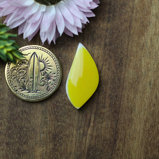 Gower Surfite Cabochon - approx. 23 x 11 x 4.3 mm