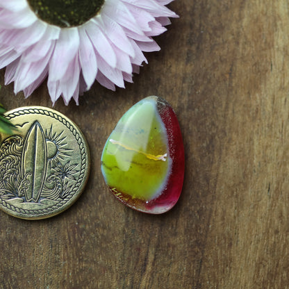 Gower Surfite Cabochon - approx. 21 x 15 x 4.6 mm