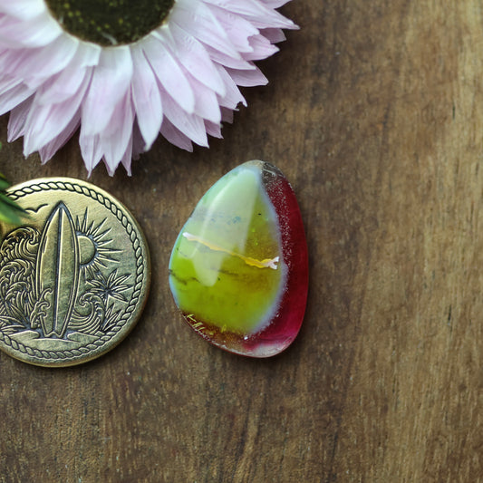 Gower Surfite Cabochon - approx. 21 x 15 x 4.6 mm