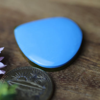Gower Surfite Cabochon - approx. 29 x 27 x 5.8 mm