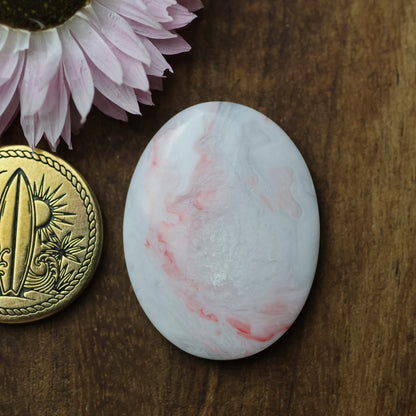 Gower Surfite Cabochon - approx. 29 x 22 x 4.8 mm