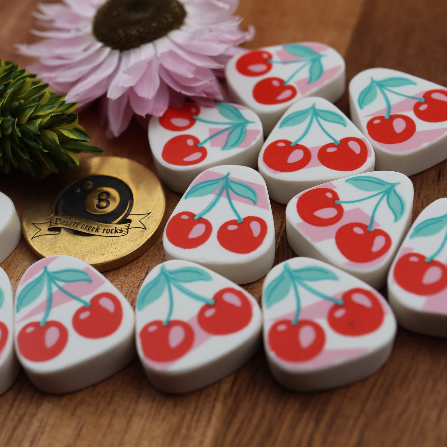 Ceramic Cabochon - LUCKY DIP - approx. 17 x 15  mm