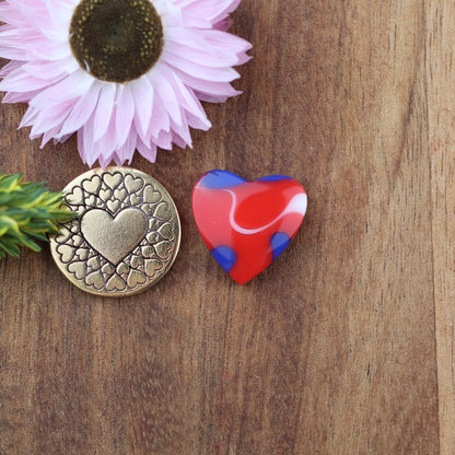 Acrylic Cabochon - approx. 17 x 17 x 4.6 mm