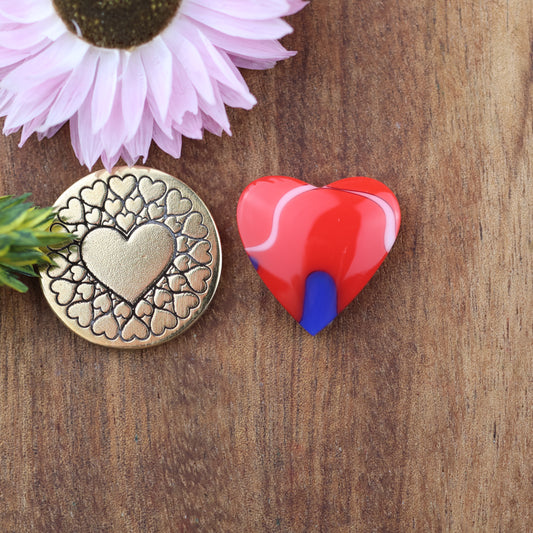 Acrylic Cabochon - approx. 17 x 17 x 4.8 mm