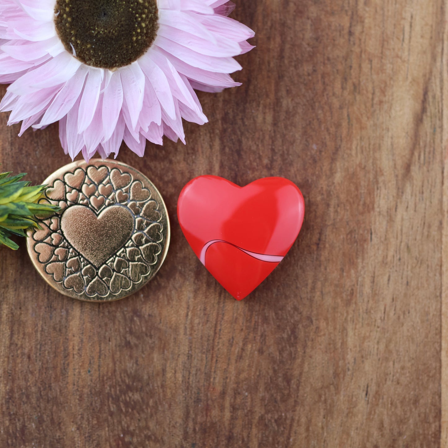 Acrylic Cabochon - approx. 17 x 17 x 4.4 mm