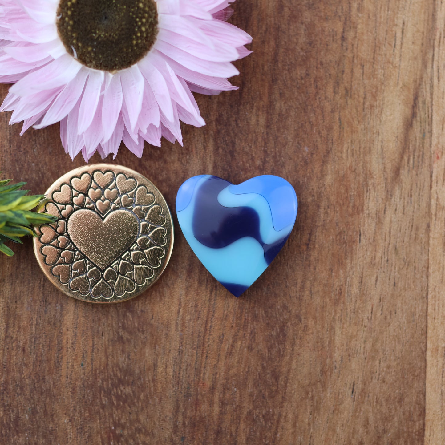 Acrylic Cabochon - approx. 17 x 17 x 4.7 mm