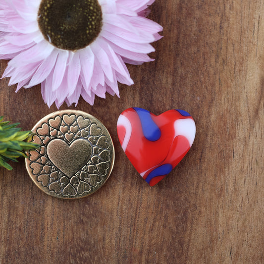 Acrylic Cabochon - approx. 17 x 17 x 4.8 mm