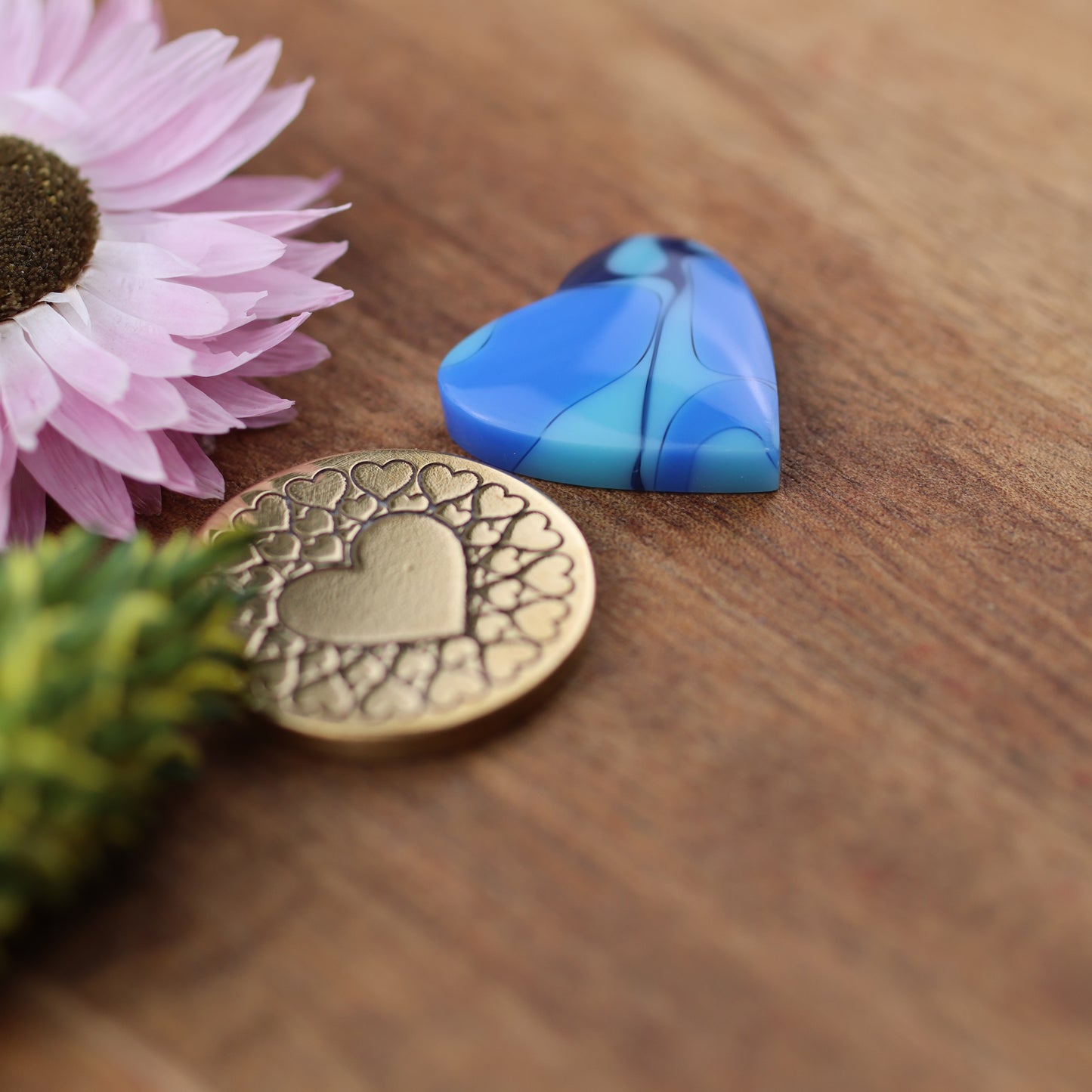 Acrylic Cabochon - approx. 17 x 17 x 4.6 mm