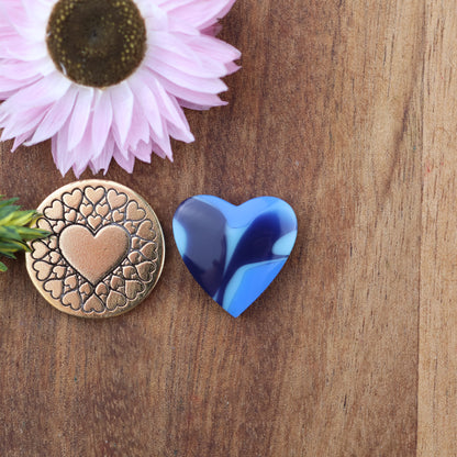 Acrylic Cabochon - approx. 17 x 17 x 4.7 mm