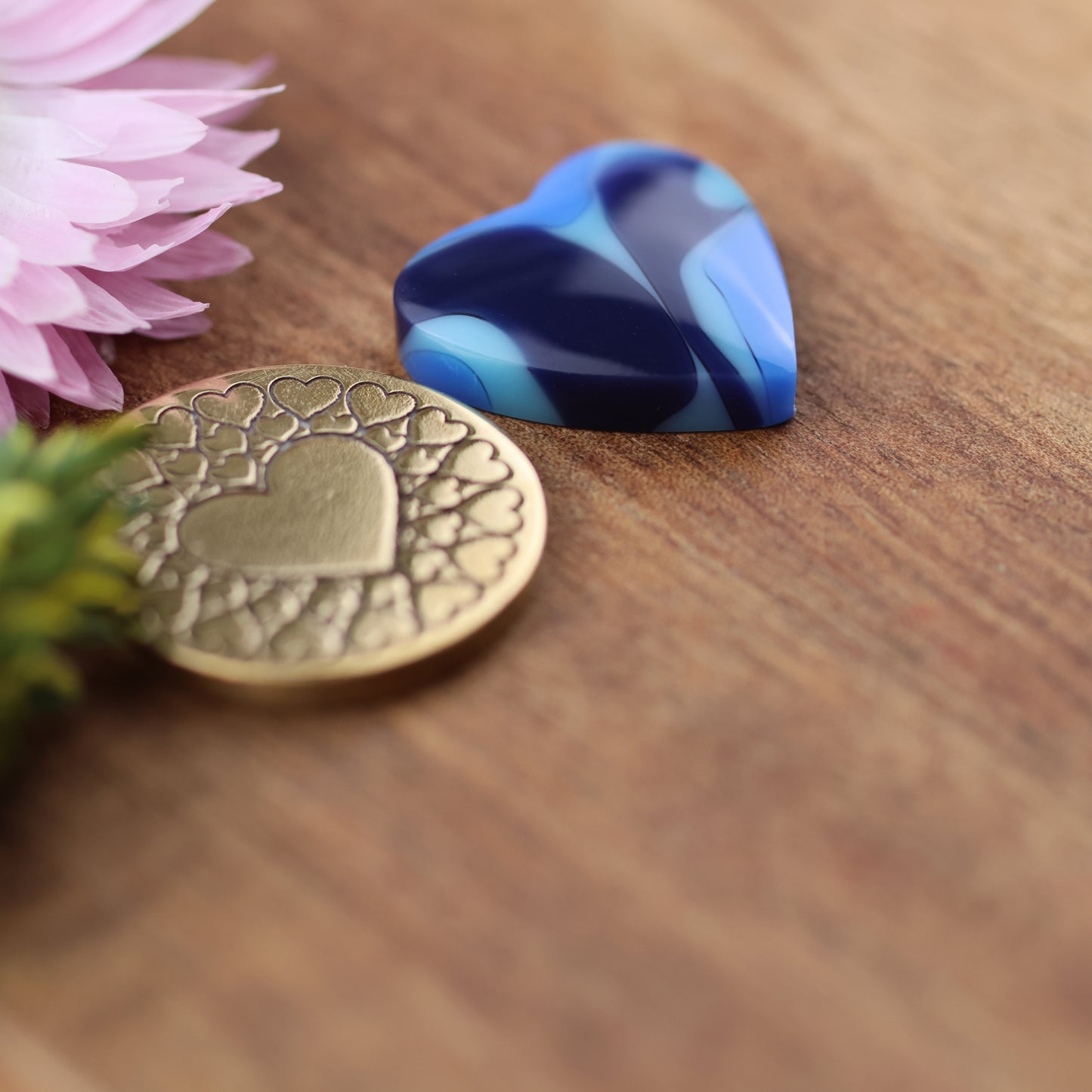 Acrylic Cabochon - approx. 17 x 17 x 4.7 mm