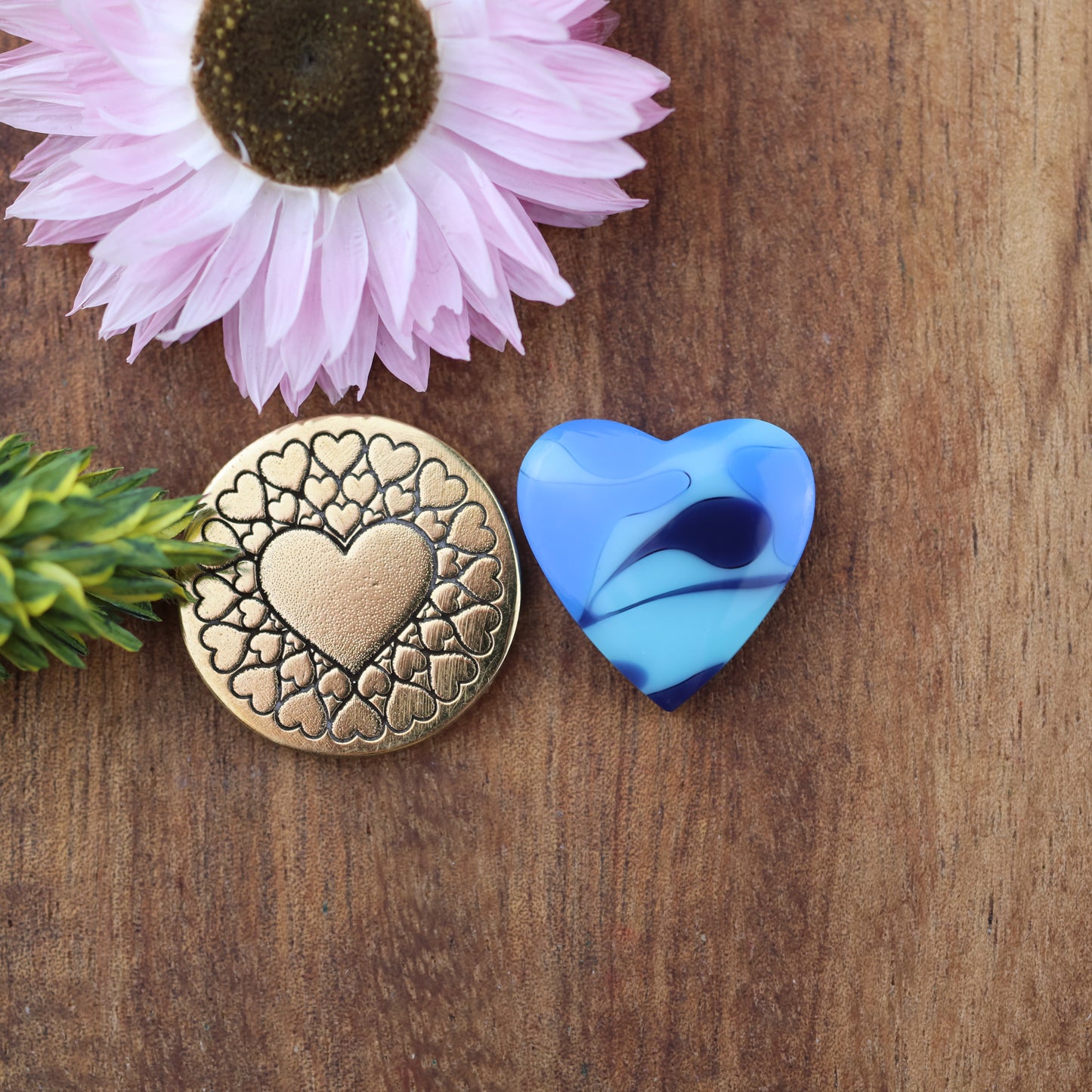 Acrylic Cabochon - approx. 17 x 17 x 4.6 mm