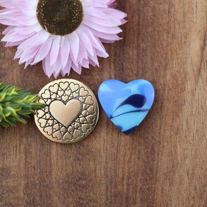 Acrylic Cabochon - approx. 17 x 17 x 4.6 mm