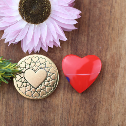 Acrylic Cabochon - approx. 17 x 17 x 4.6 mm