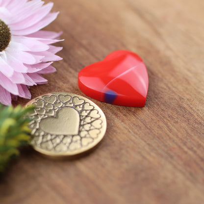 Acrylic Cabochon - approx. 17 x 17 x 4.6 mm