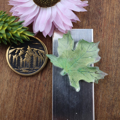 Engraved & Painted Acrylic Cabochon - approx. 24 x 28 x 5.3 mm