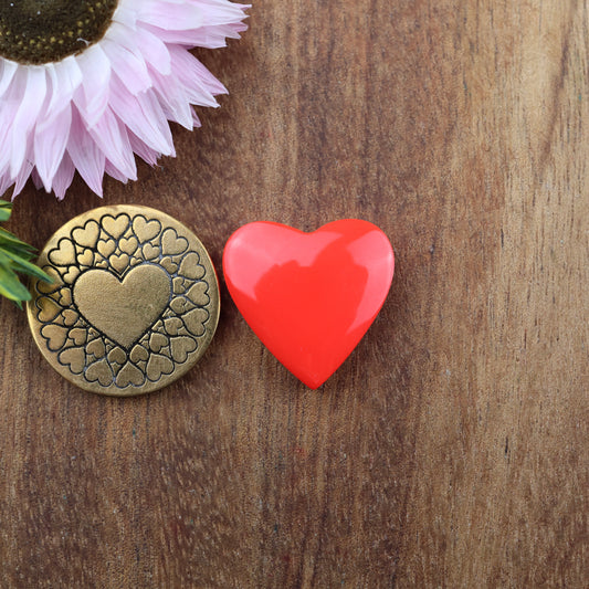 Pool Ball Core Cabochon - approx. 17 x 17 x 4.9 mm