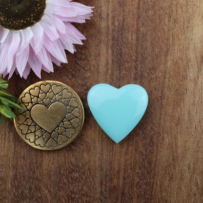 Pool Ball Core Cabochon - approx. 17 x 17 x 4.4 mm