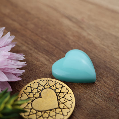 Pool Ball Core Cabochon - approx. 17 x 17 x 4.4 mm