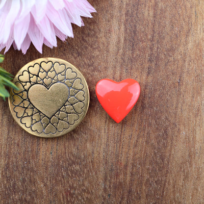 Pool Ball Core Cabochon - approx. 11 x 11 x 4.1 mm