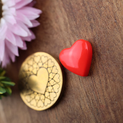 Pool Ball Core Cabochon - approx. 11 x 11 x 4.1 mm