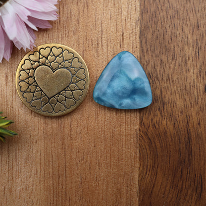 Bowlerite Cabochon - approx. 15 x 15 x 4 mm