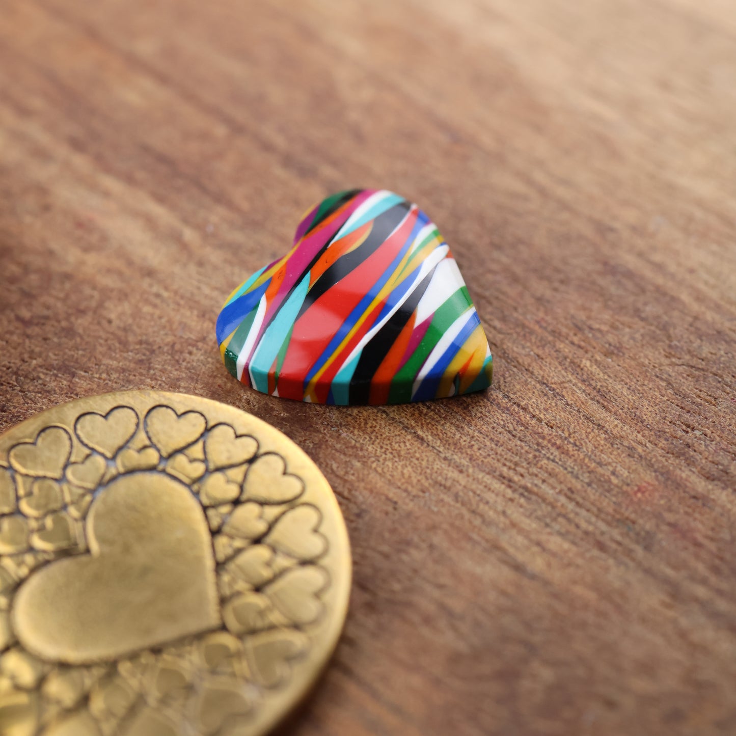 Oregon Surfite Cabochon - approx. 13 x 13 x 3.7 mm