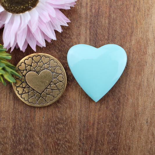 Pool Ball Core Cabochon - approx. 21 x 22 x 4.8 mm