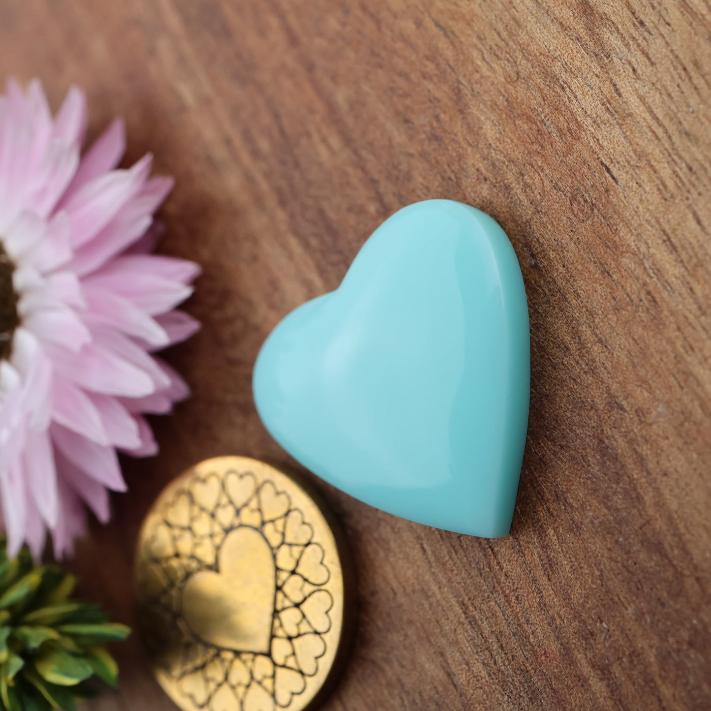 Pool Ball Core Cabochon - approx. 21 x 22 x 4.8 mm