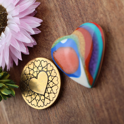 Oregon Surfite Cabochon - approx. 21 x 21 x 4.8 mm