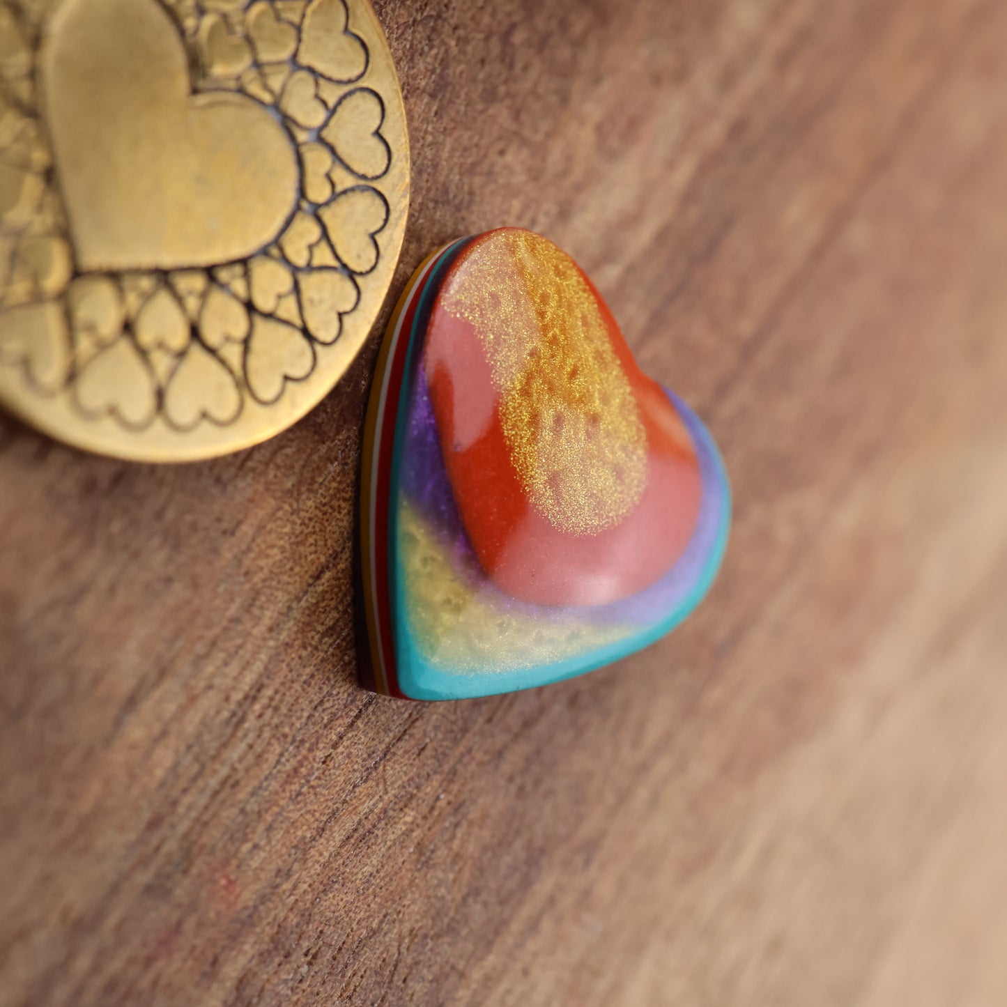 Oregon Surfite Cabochon - approx. 17 x 17 x 4.5 mm