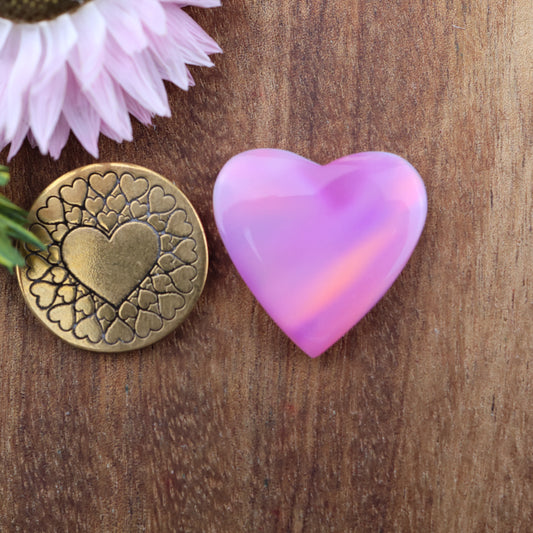 Aurora Opal Cabochon - approx. 22 x 22 x 4.3 mm