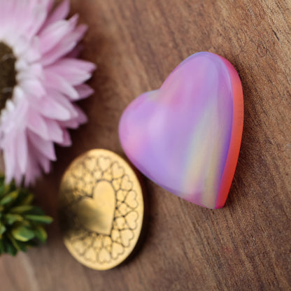 Aurora Opal Cabochon - approx. 22 x 22 x 4.3 mm